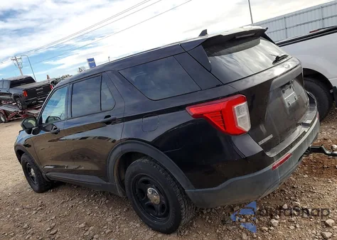 2020 Ford Explorer Police Interceptor z USA, uszkodzony, nr VIN 1FM5K8AB7LGC83373
